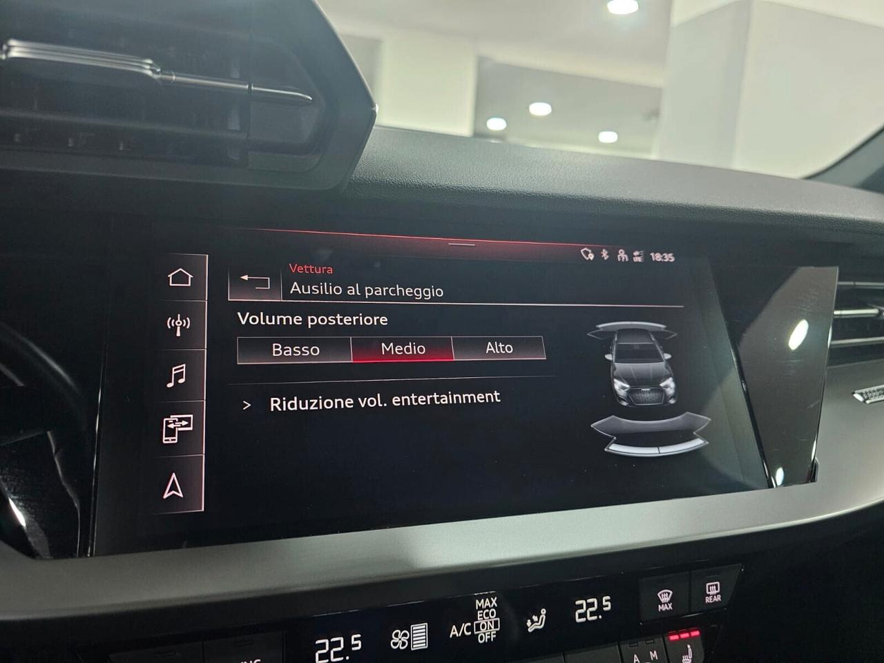 NUOVA AUDI A3 SPORTBACK S-LINE 35 TDI 150CV S-TRONIC IDENTITY BLACK