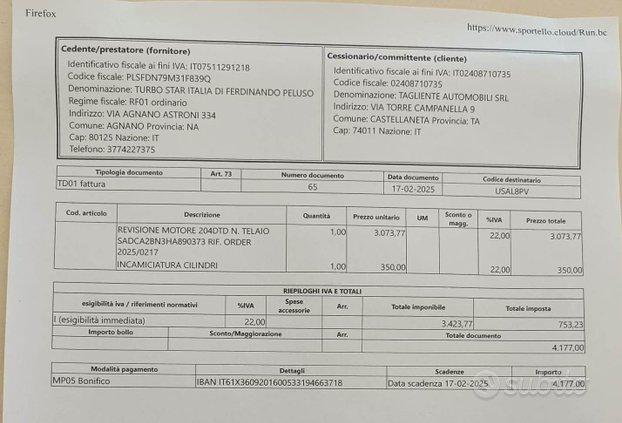 Jaguar F Pace 2.0d Prestige 2017, MOTORE NUOVO