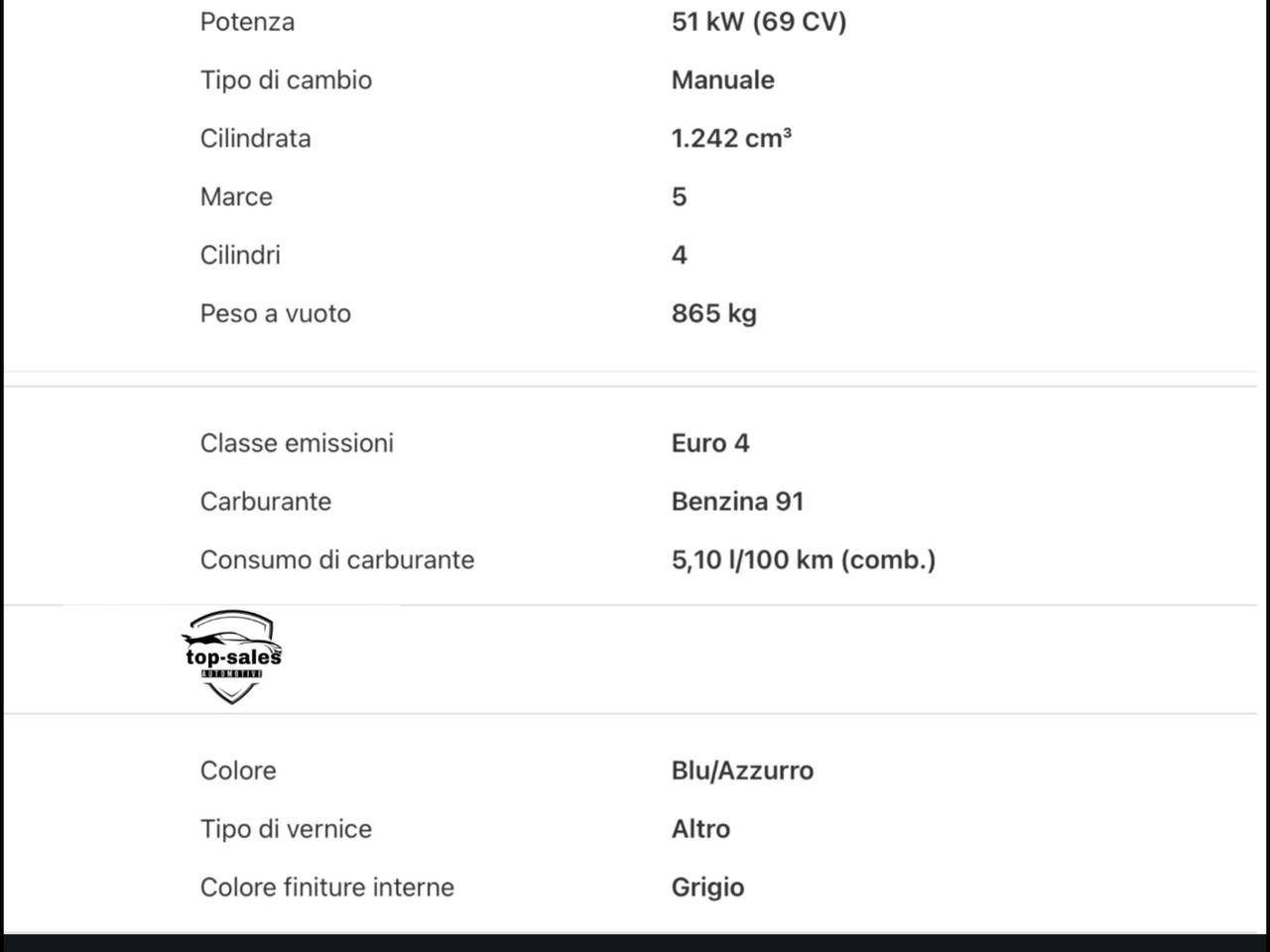 Fiat 500 1.2 Lounge Perfetta Si Neopatentati