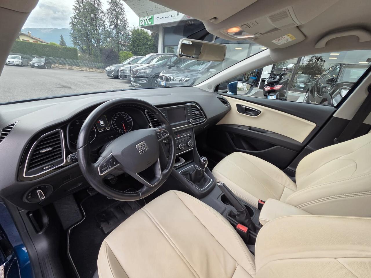 Seat Leon 1.6 TDI 105 CV 5p. Start/Stop Business LED *uniproprietario*tagl-certificati*pelle*full led*