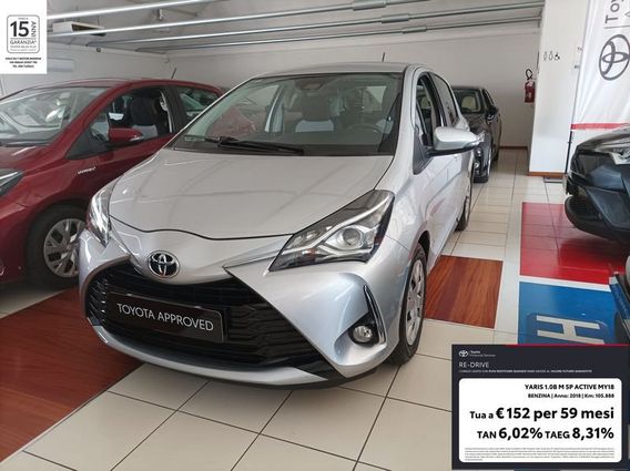 Toyota Yaris 1.0 72 CV 5 porte Active