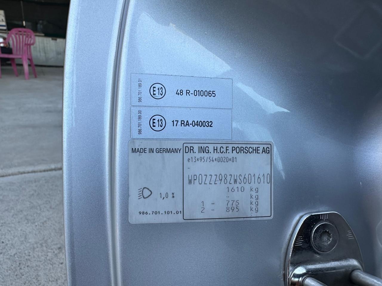 PORSCHE BOXTER 2.5 - 986 - STORICA