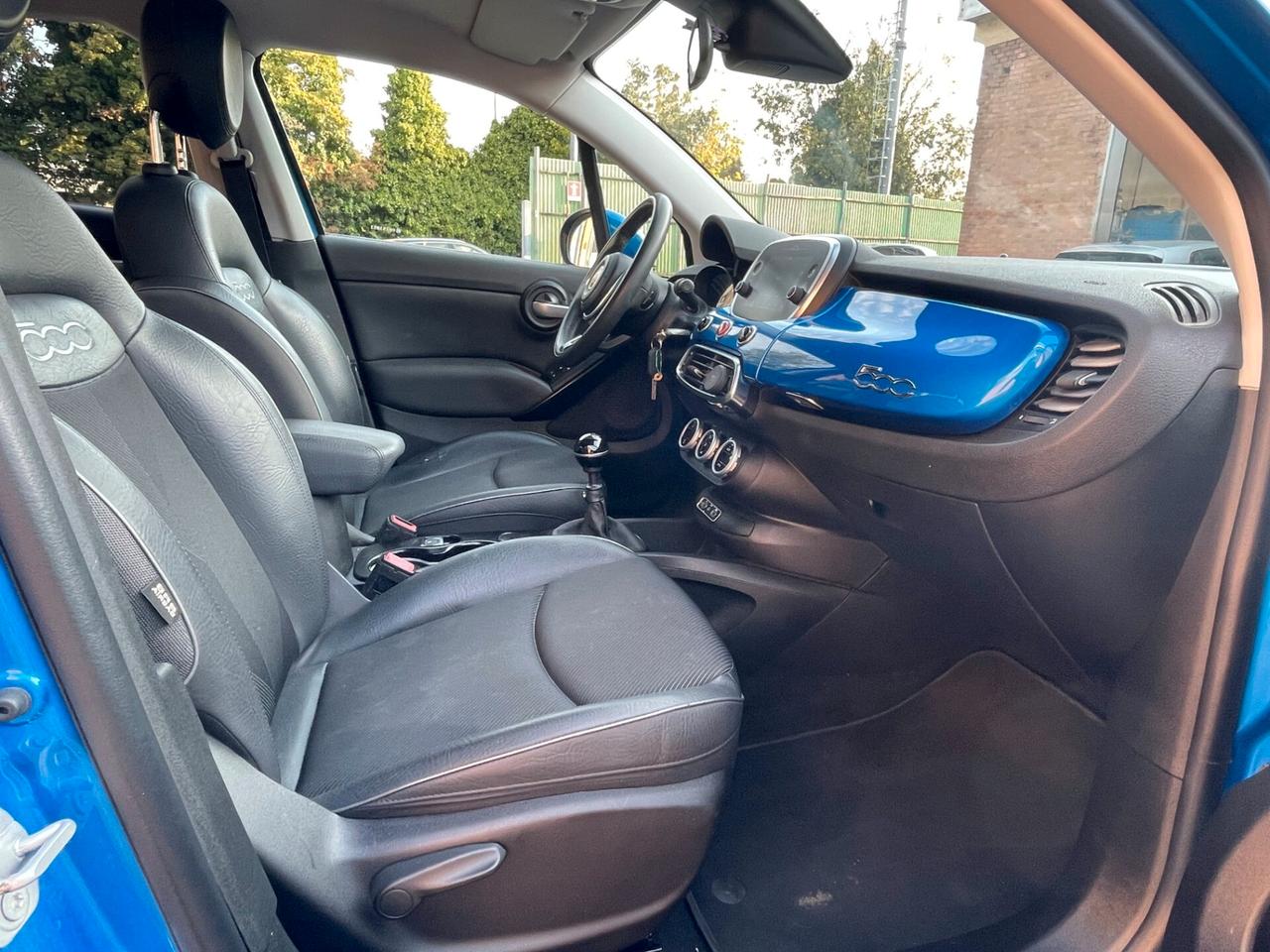 Fiat 500X 1.3 MultiJet 95 CV -TOP DI GAMMA- UNICO PROPRIETARIO-CERCHI 18"-BLU