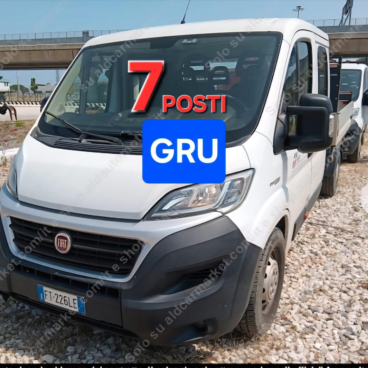 FIAT DUCATO MAXI 2.3 CASSONE 7 POSTI CON GRU