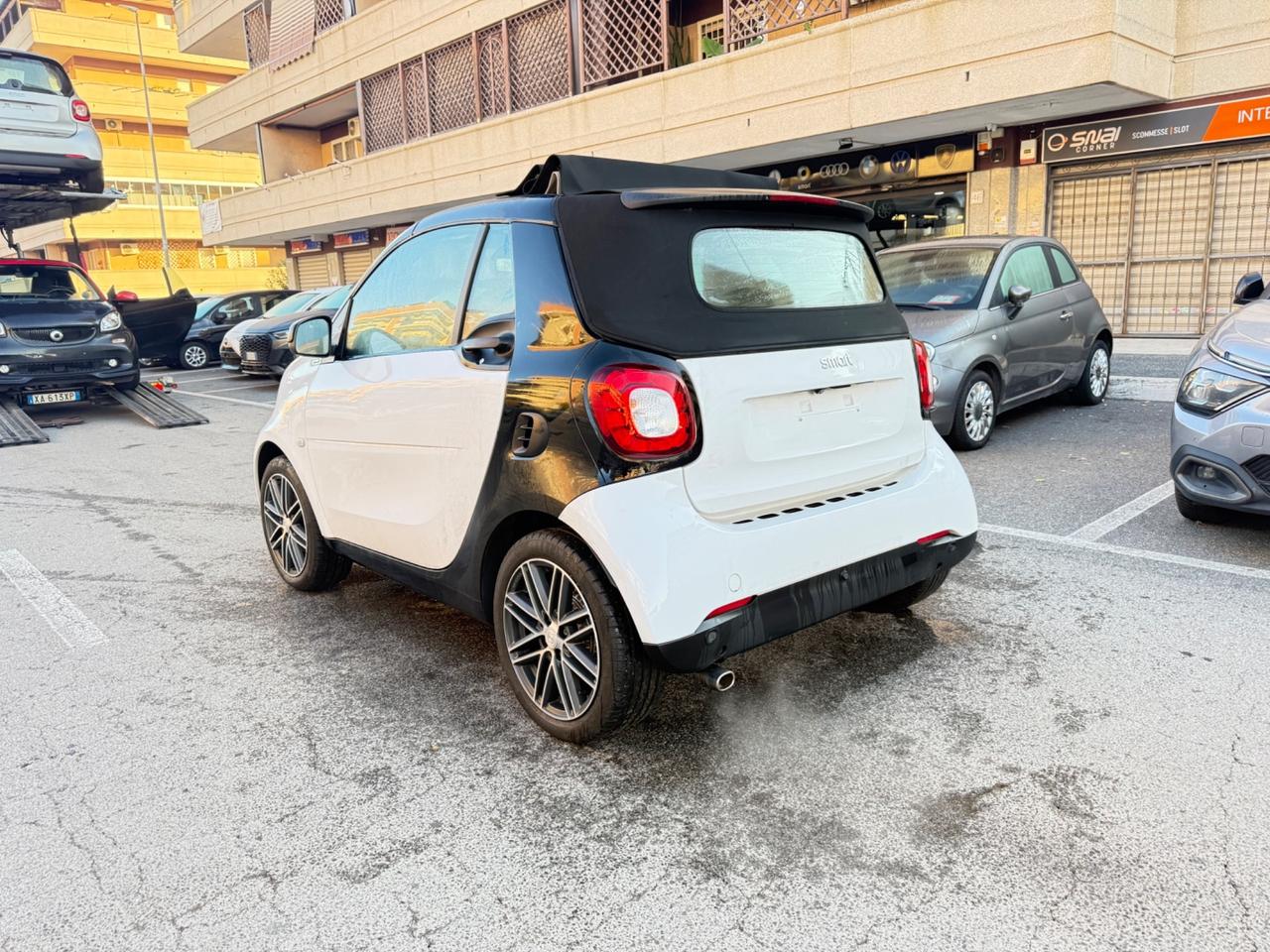 Smart ForTwo 90 0.9 T twinamic cabrio Prime LED NAVI KAMERA PACK SPORT CERCHI BRABUS PELLE PDC