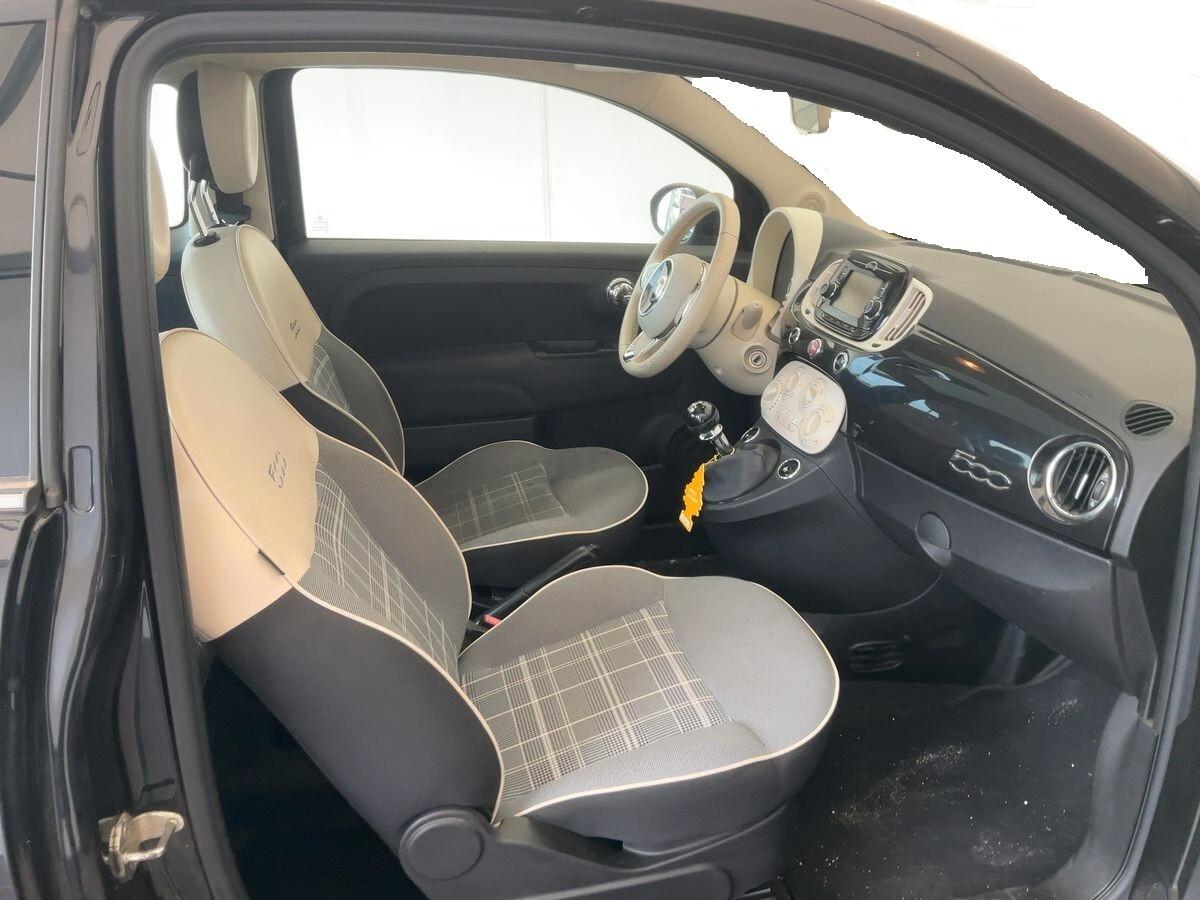 Fiat 500 1.2 1.2 GPL VER LOUNGE 11/2019 UFFICIALE ITALIANA CON TETTO PANORAMICO