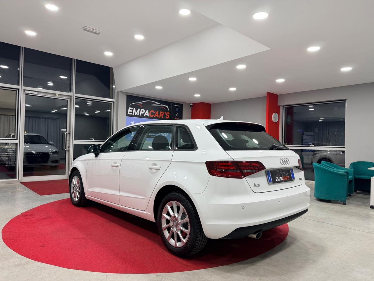 Audi A3 1.6 TDI 110cv EURO6 OK NEOPATENTATI