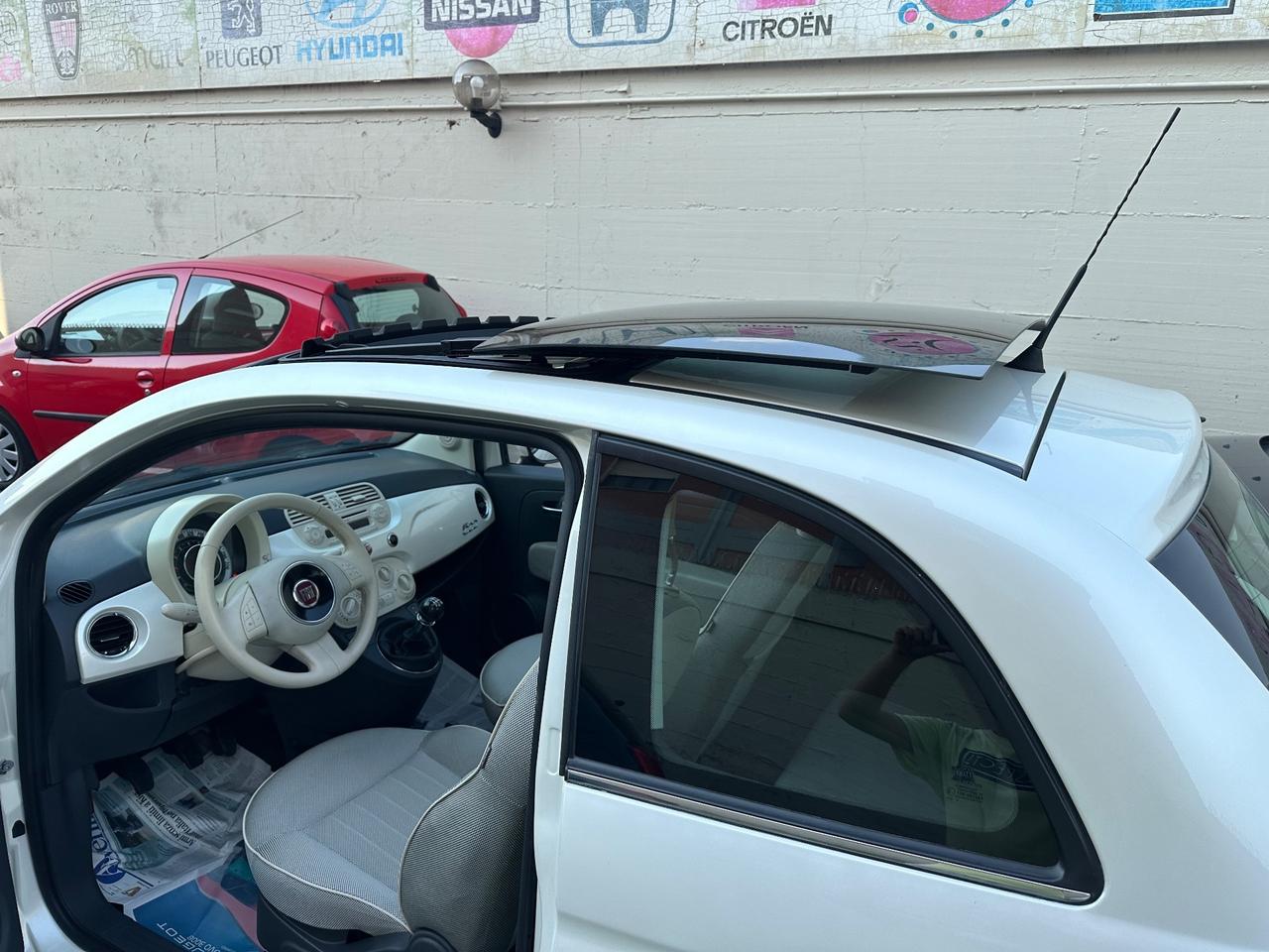 Fiat 500 1.2benz. “TETTO APRIBILE” Km80.000- 2009