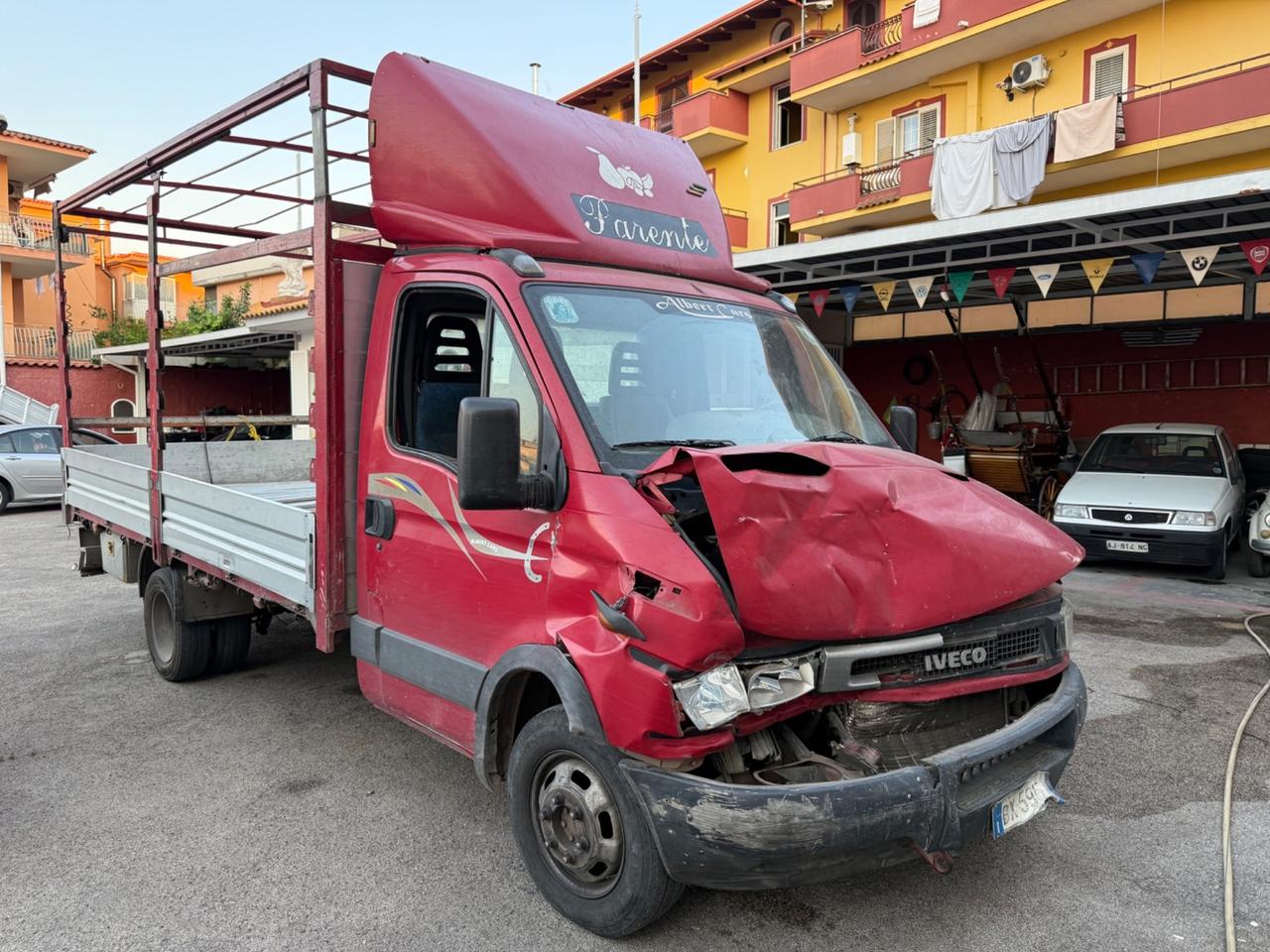 Iveco Daily 35c13 centinato incidentato