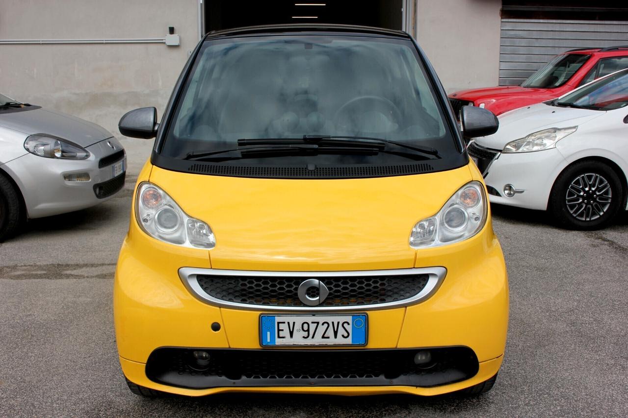 smart forTwo 1.0 mhd Pulse 71cv SERVOSTERZO MIX PELLE GARANZIA 12 MESI KM REALI CERTIFICATI