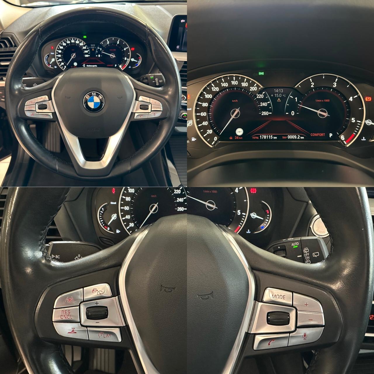 BMW X3 XDRIVE 30D AUTO ADVANTAGE *TETTO*360*CARPLAY*