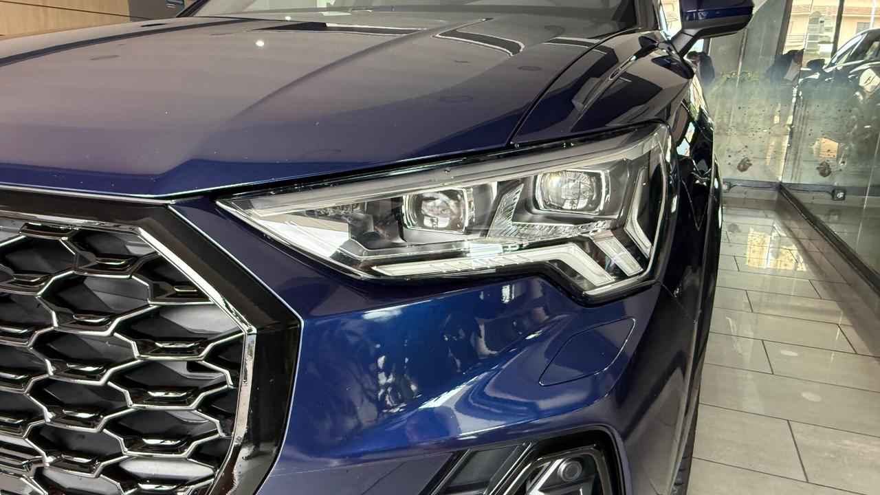 AUDI Q3 SPORTBACK 2.0 TDI QUATTRO S LINE S TRONIC IDENTITY BLACK