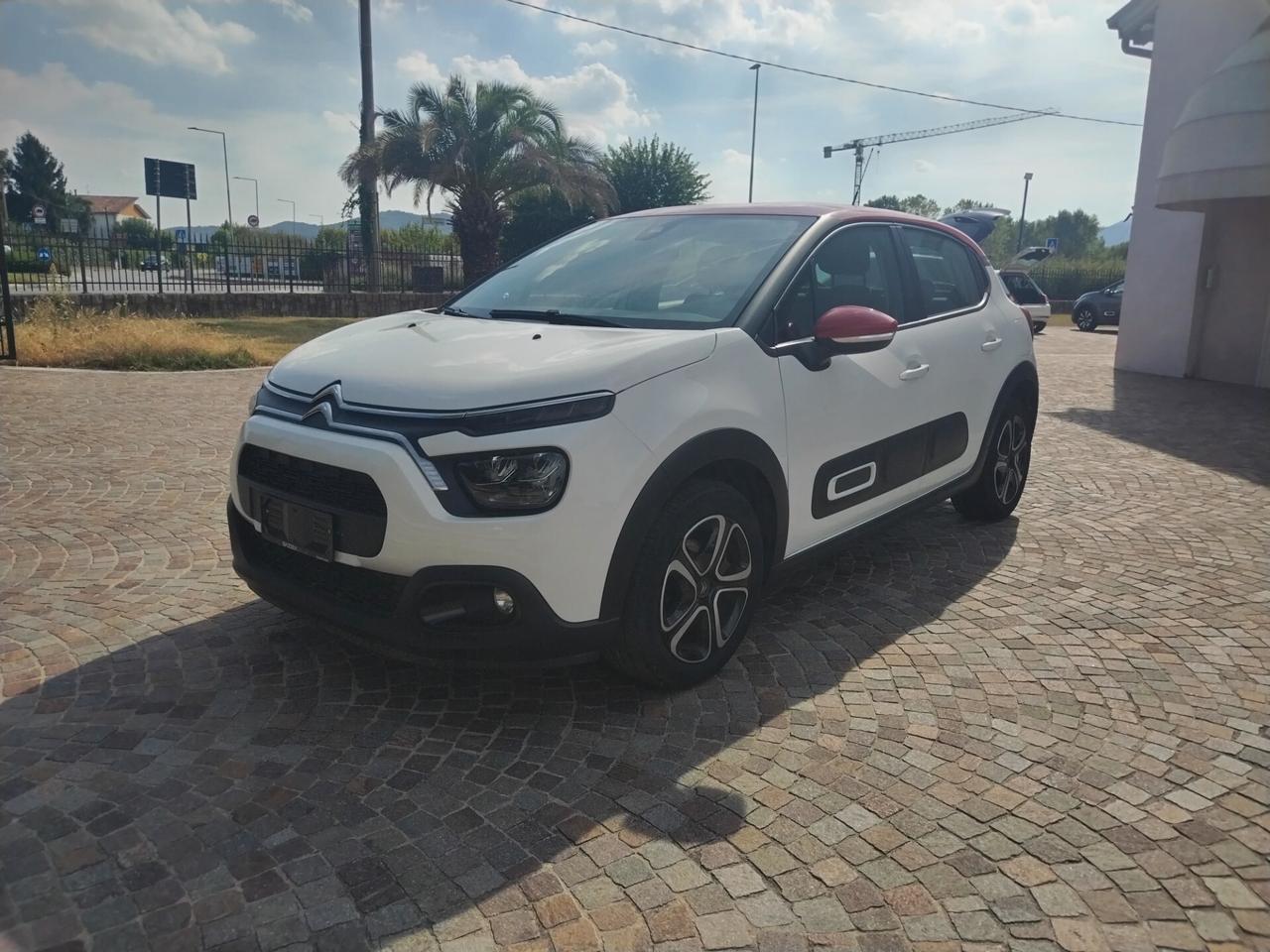 Citroen C3 tetto rosso