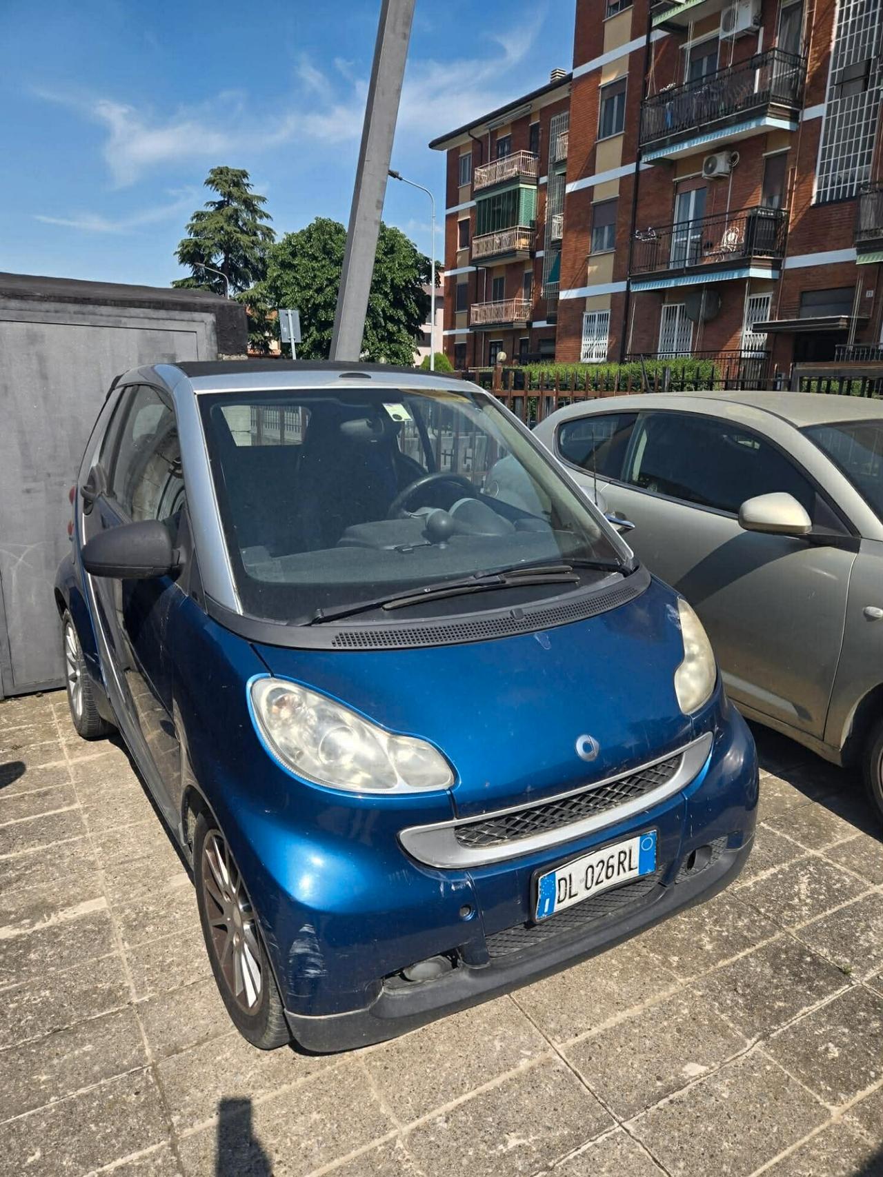 Smart ForTwo 1000 62 kW cabrio passion motore da controllare imm. 2007
