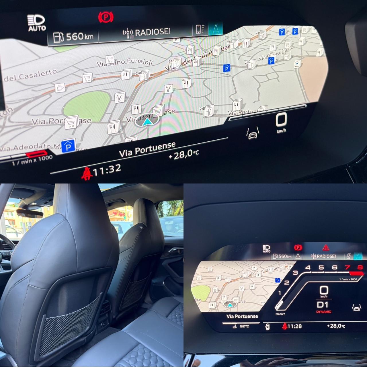 Audi RS3 spb 2.5 tfsi - GARANZIA Audì 10-2027 !!