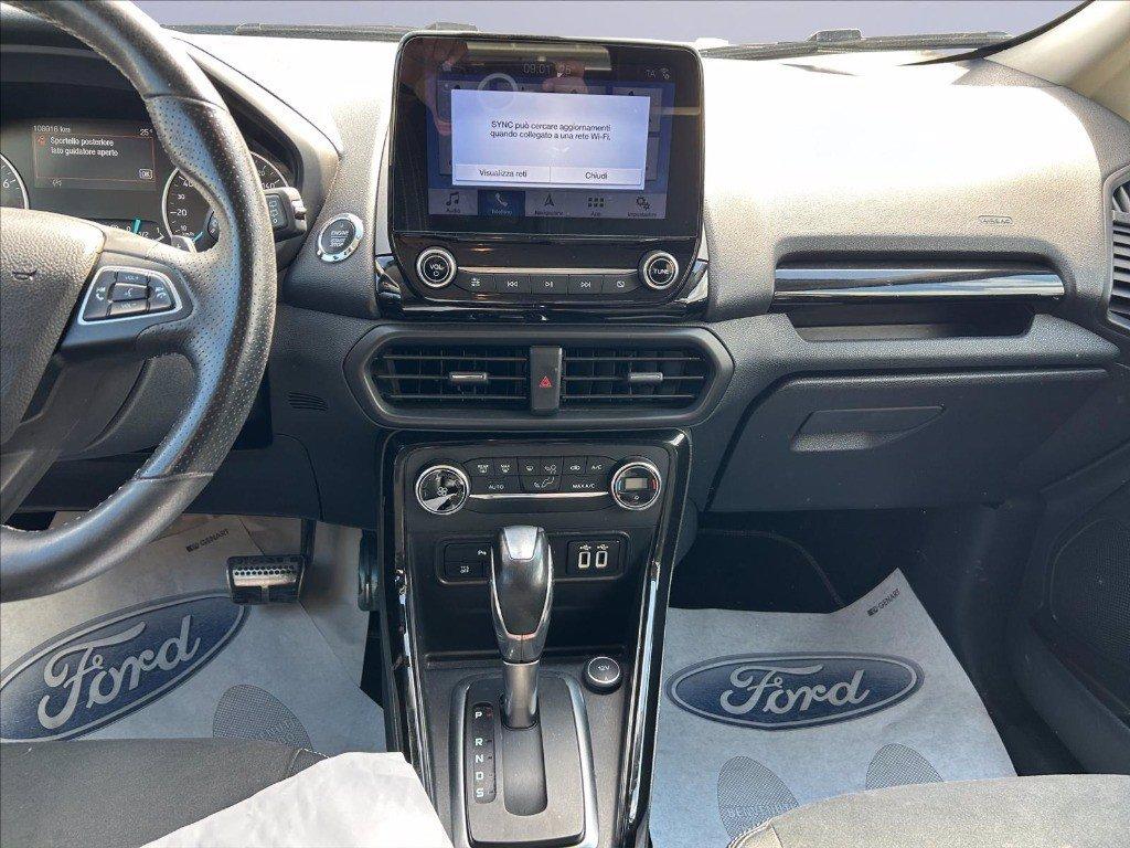 FORD EcoSport 1.0 ecoboost ST-Line Black Edition s&s 125cv auto my18 del 2018