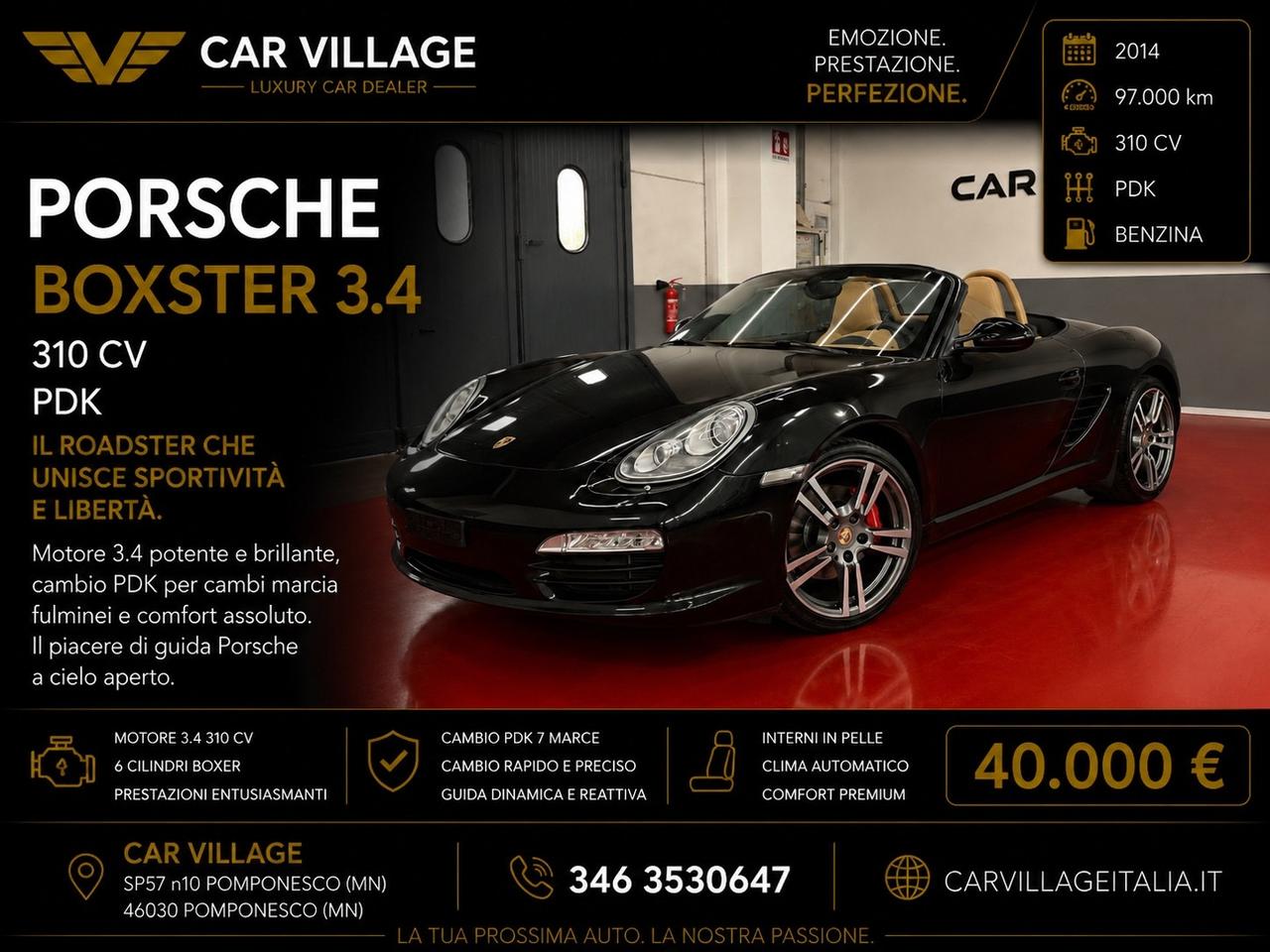 Porsche Boxster S 3.4 310cv pdk