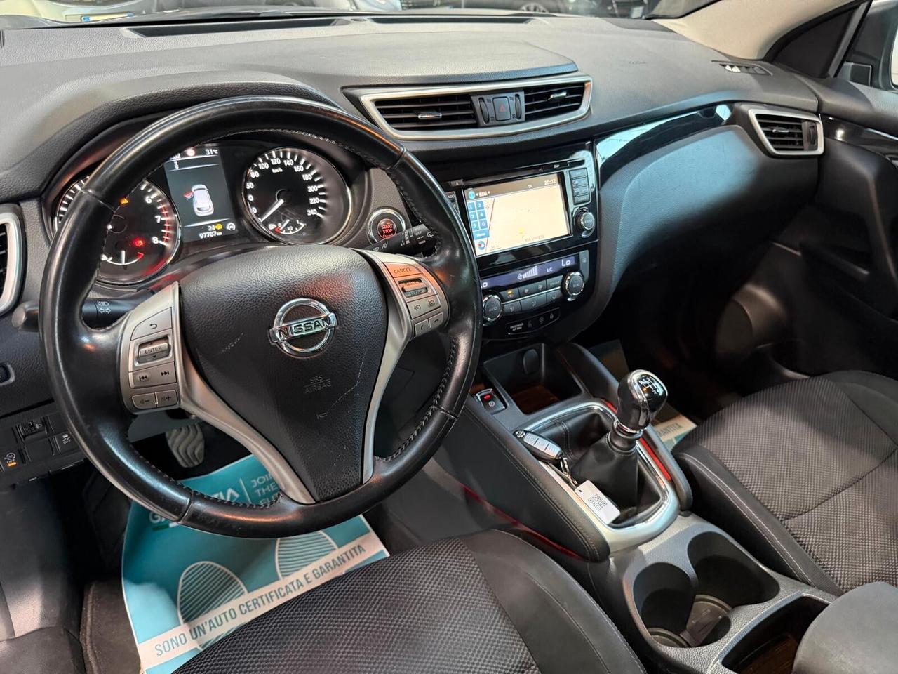 Nissan Qashqai Benzina+Tetto+Navi+360