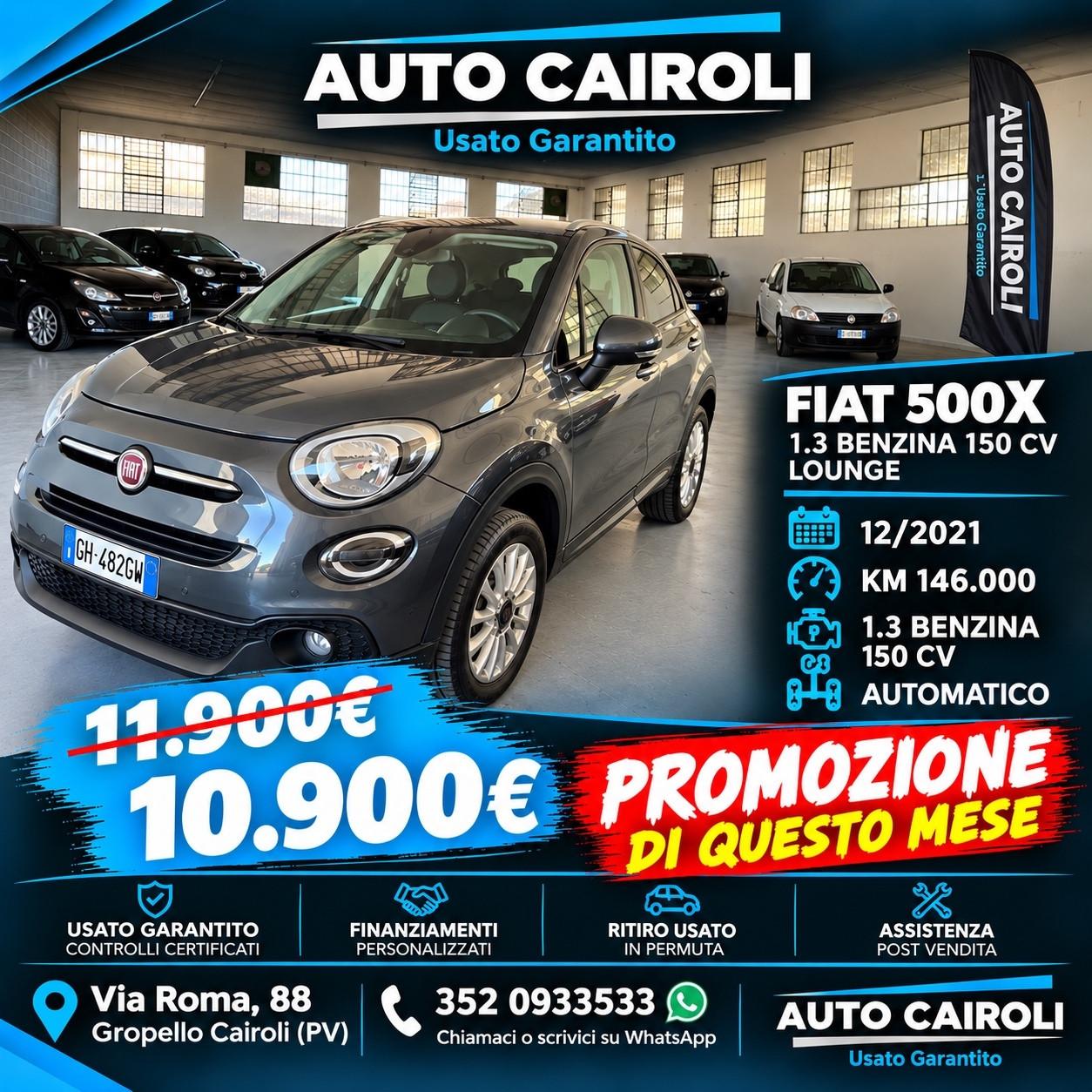 Fiat 500X 1.3 T4 150 CV DCT Connect