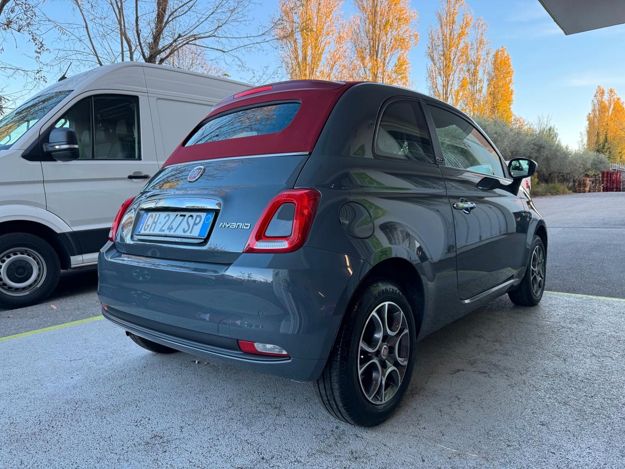 Fiat 500 C 1.0 hybrid (Red) 69Cv GARANZIA 24 MESI