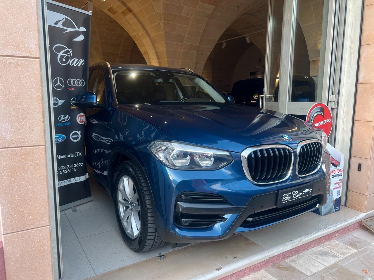 BMW X3 20D X-DRIVE X-LINE 190CV PELLE NAVI CRUISE ANNO 2020