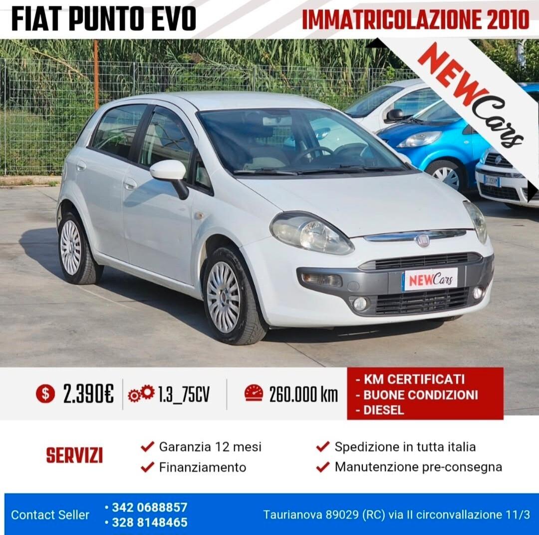 Fiat Punto Evo 1.3 Mjt 75 CV 5 porte