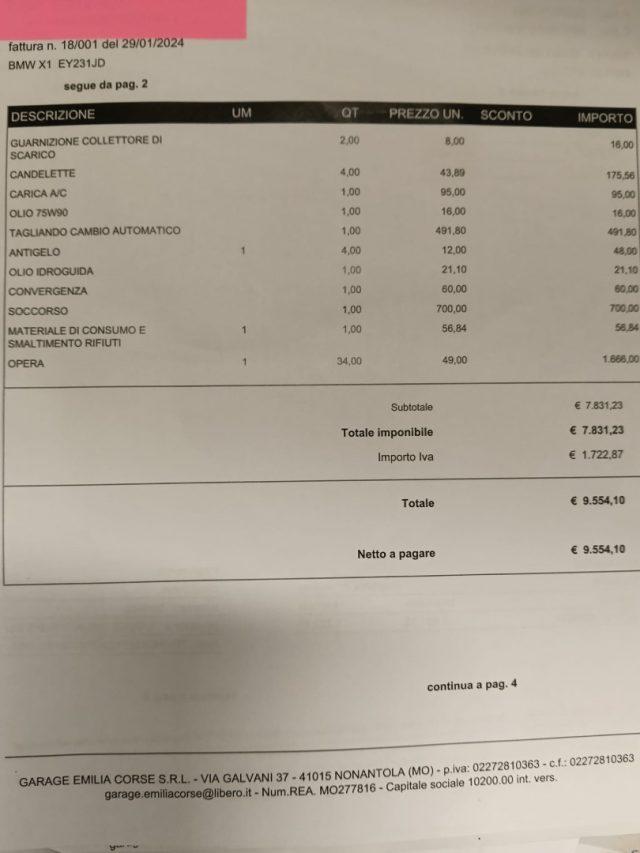 BMW X1 xDrive18d X Line 4WD-automatica-motore nuovo