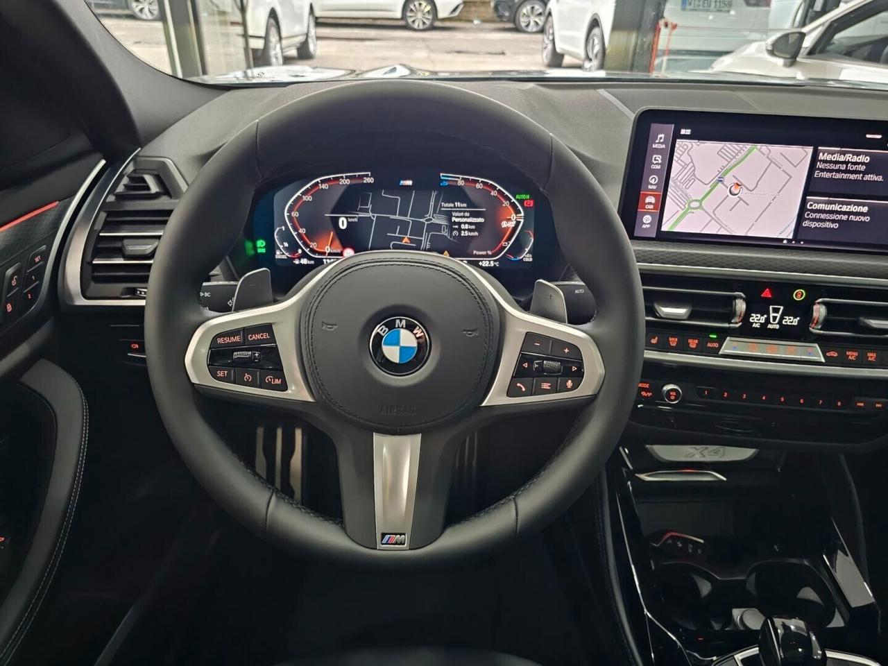 BMW X4 X-DRIVE 2.0d mhev 48V MSPORT TETTO NAVI CERCHI VIRTUAL TELECAMERA 360 GRADI