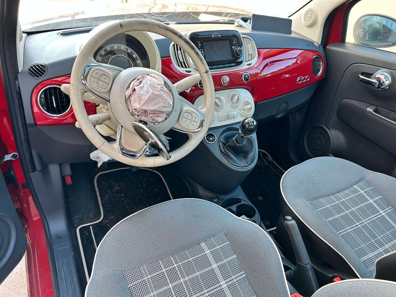 Fiat 500 1.2 Benzina - 2017 Incidentata