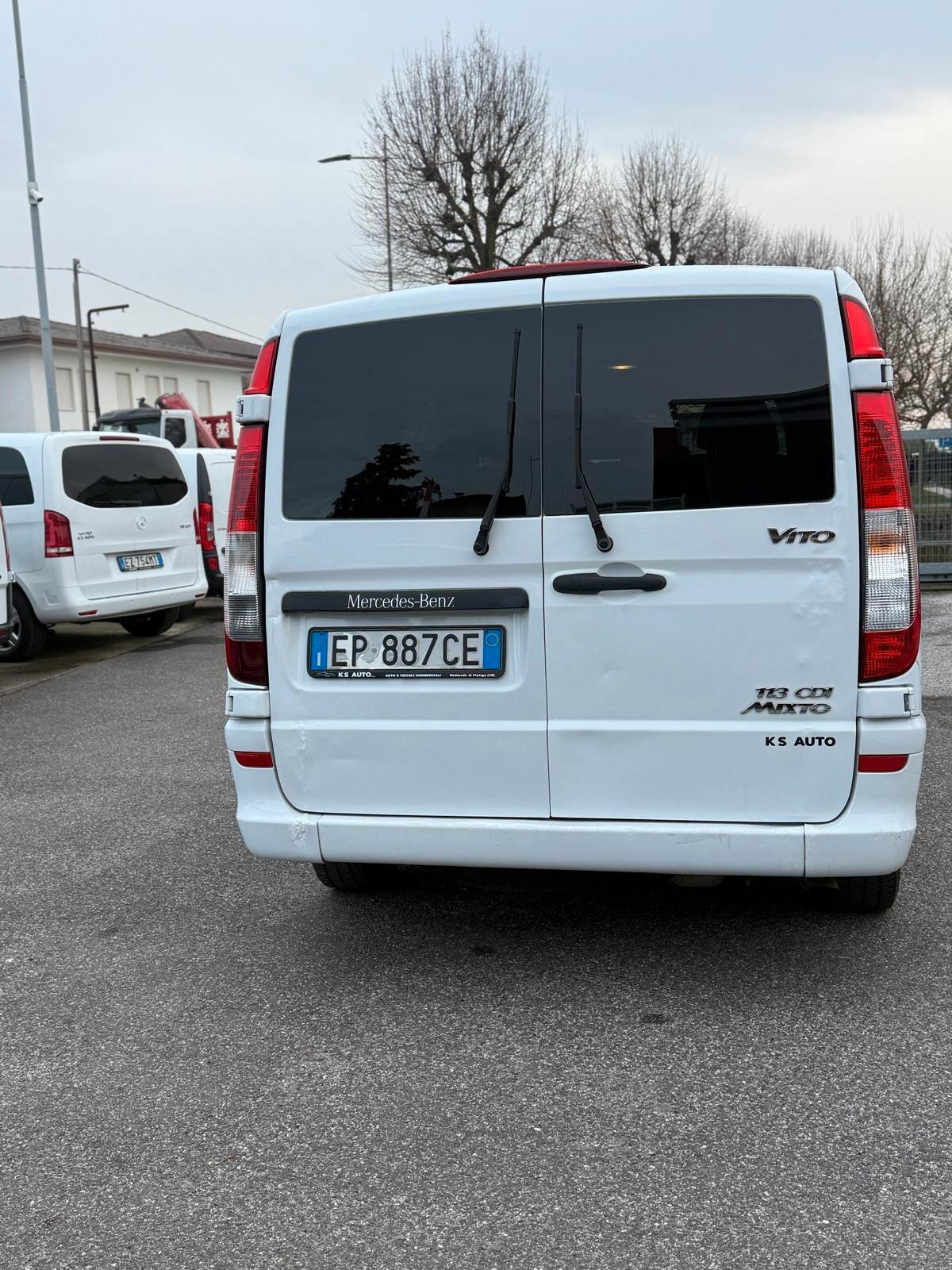 Mercedes-Benz Vito 2.2 Vito 2.2 113 CDI Mixto Vetrato Long 6 POSTI