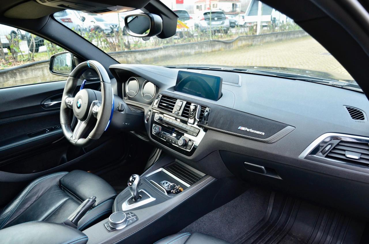 BMW M2 COUPE 3.0 370cv DKG, ECCELLENTI CONDIZIONI, CARBONIO, SCARICO, HARMAN&KARDON, FARI LED ADATTIVI, RETROCAMERA, PELLE, PERMUTE