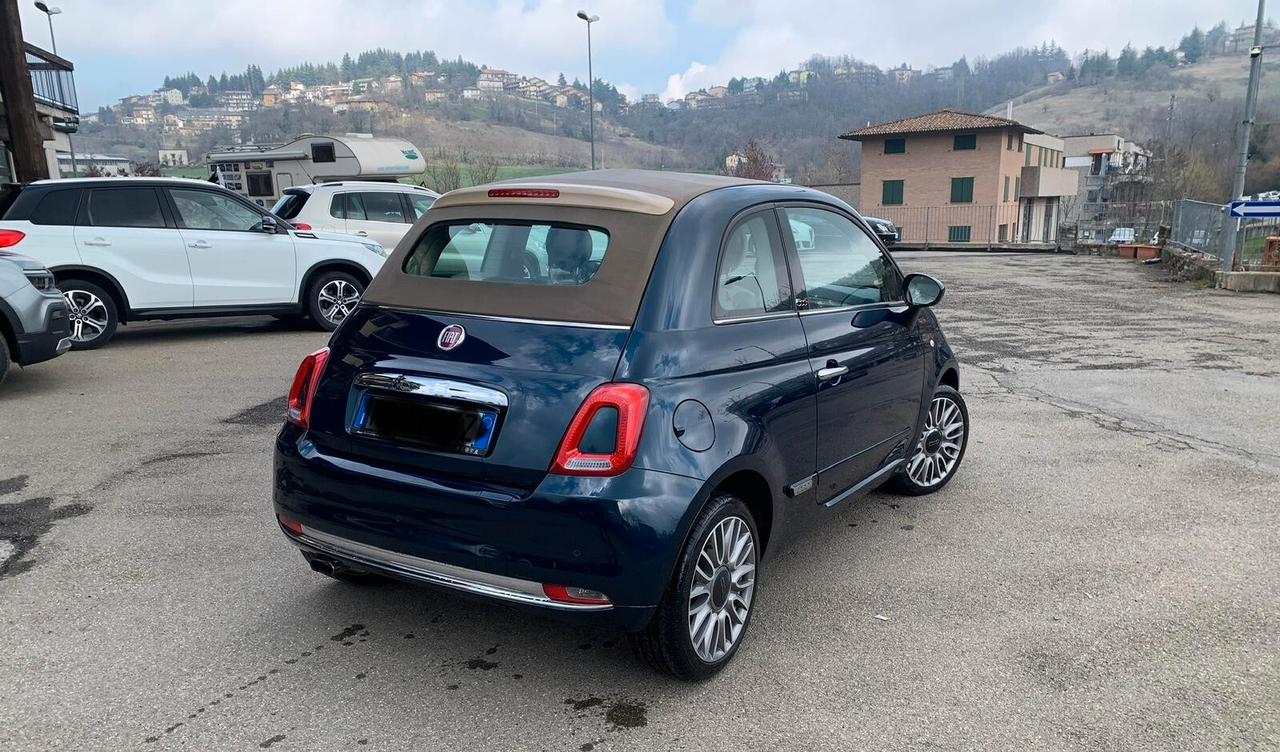Fiat 500 cabrio full optional - benzina automatica 2013 80000 km -neo patentati unico proprietario