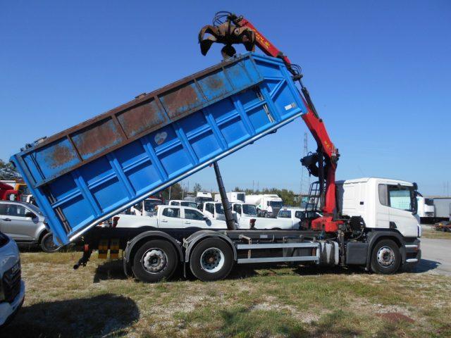 SCANIA P380 CASSONATO + GRU