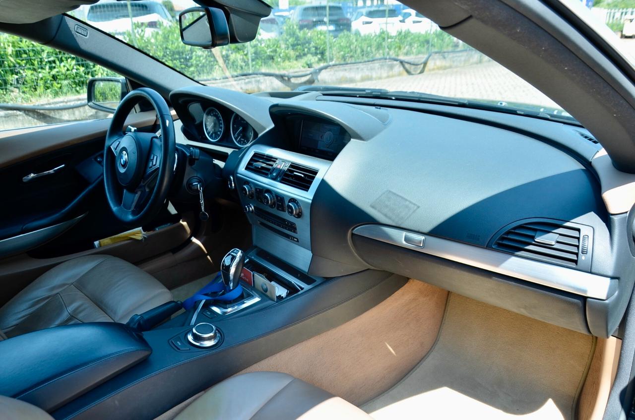 BMW 635d COUPE 3.0 FUTURA 286cv AUT, UFF ITALIANA, SERVICE BOOK PRESENTE, TETTO, PERMUTE