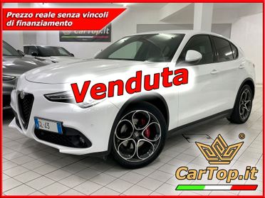 Alfa Romeo Stelvio 2.2 TD 190 CV SPRINT Q4 CERCHI 20" PINZE ROSSE TAGLIANDATA