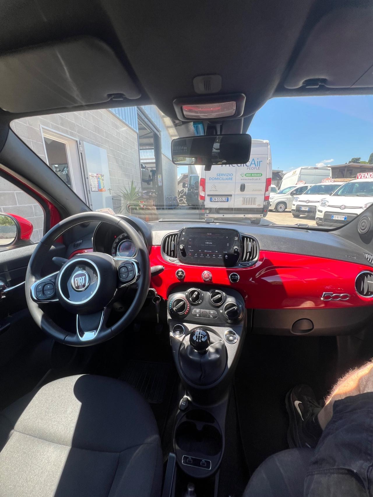 Fiat 500 1.0 Hybrid Red