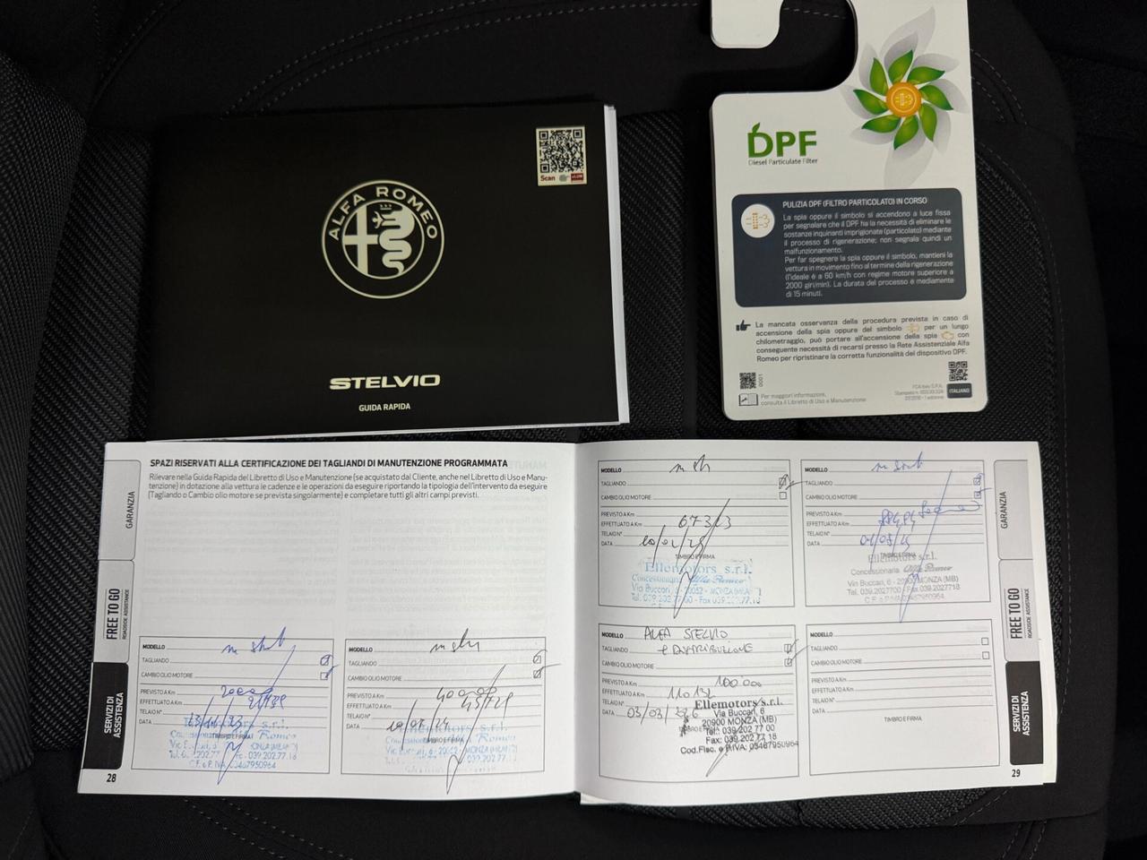 Alfa Romeo Stelvio 2.2 TD 210 CV SUPER AT8 Q4 FARI MATRIX MODELLO NUOVO TAGLIANDI KIT DISTRIBUZIONE ESEGUITO