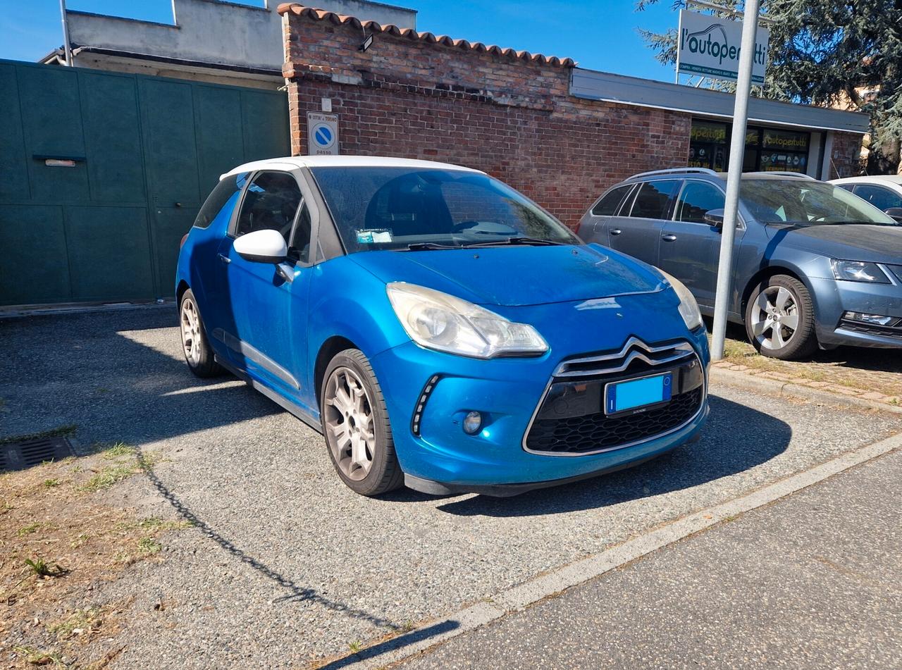 Ds DS3 3 1.6 155CV Benzina, Bluetooth, Cruise, LEGGERE