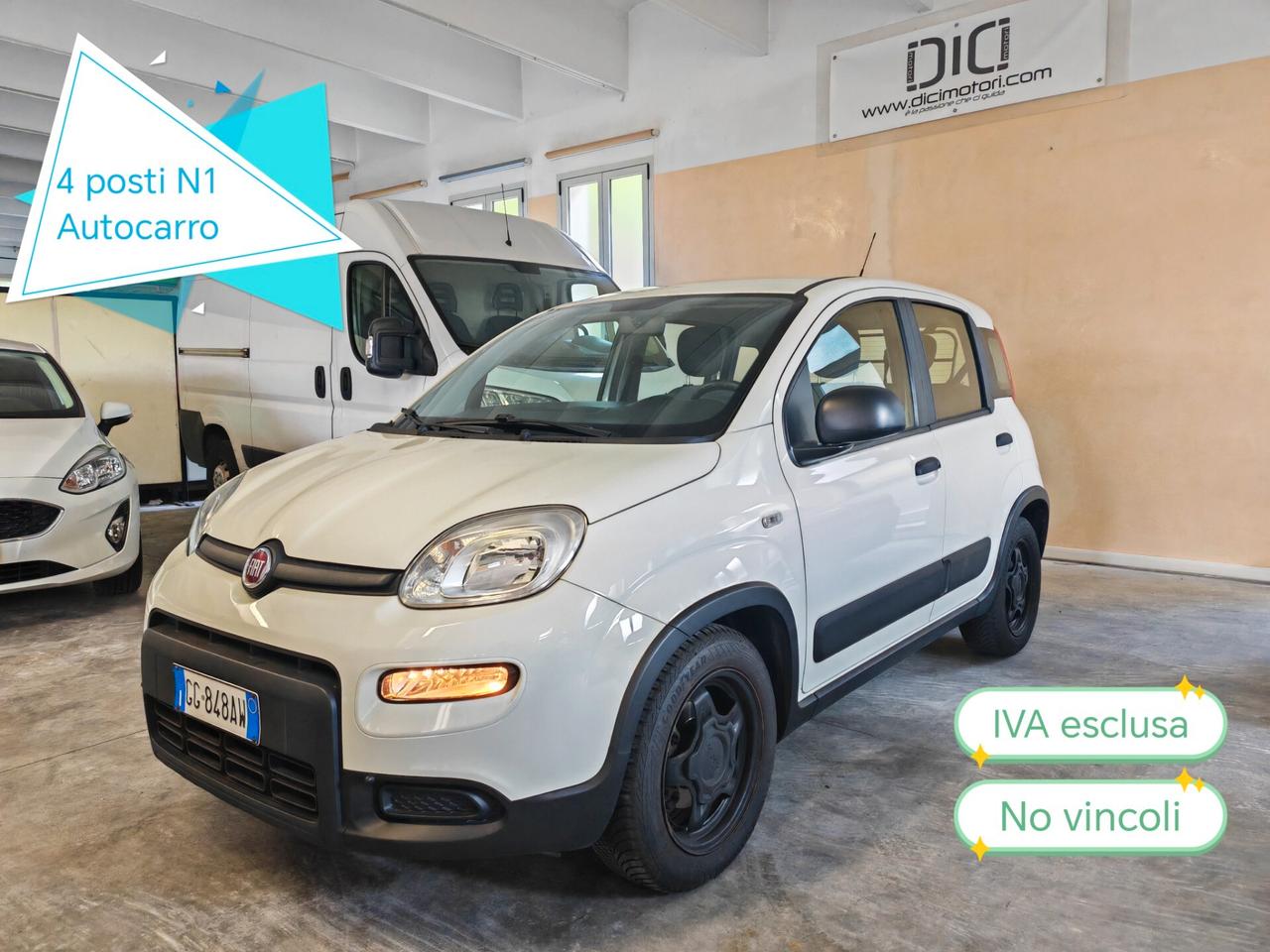 Fiat Panda AUTOCARRO N1 4 posti Van Hybrid City Cross