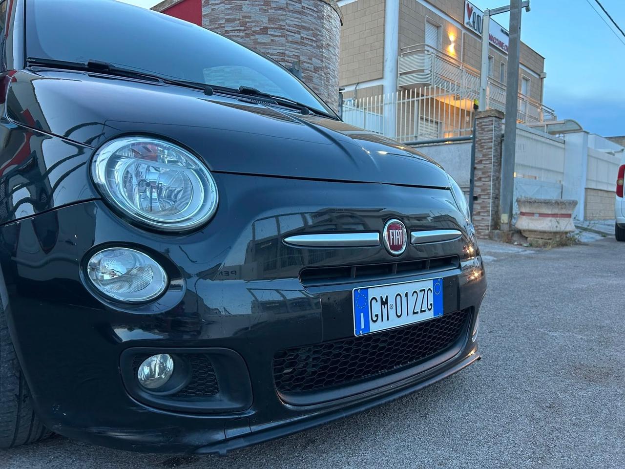 Fiat 500s 1.2 -2015 BLACK&RED