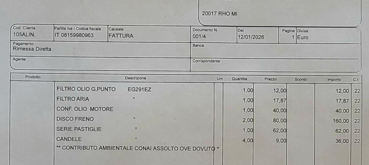 Fiat Grande Punto 1.2 5 porte NeopatentatiOK