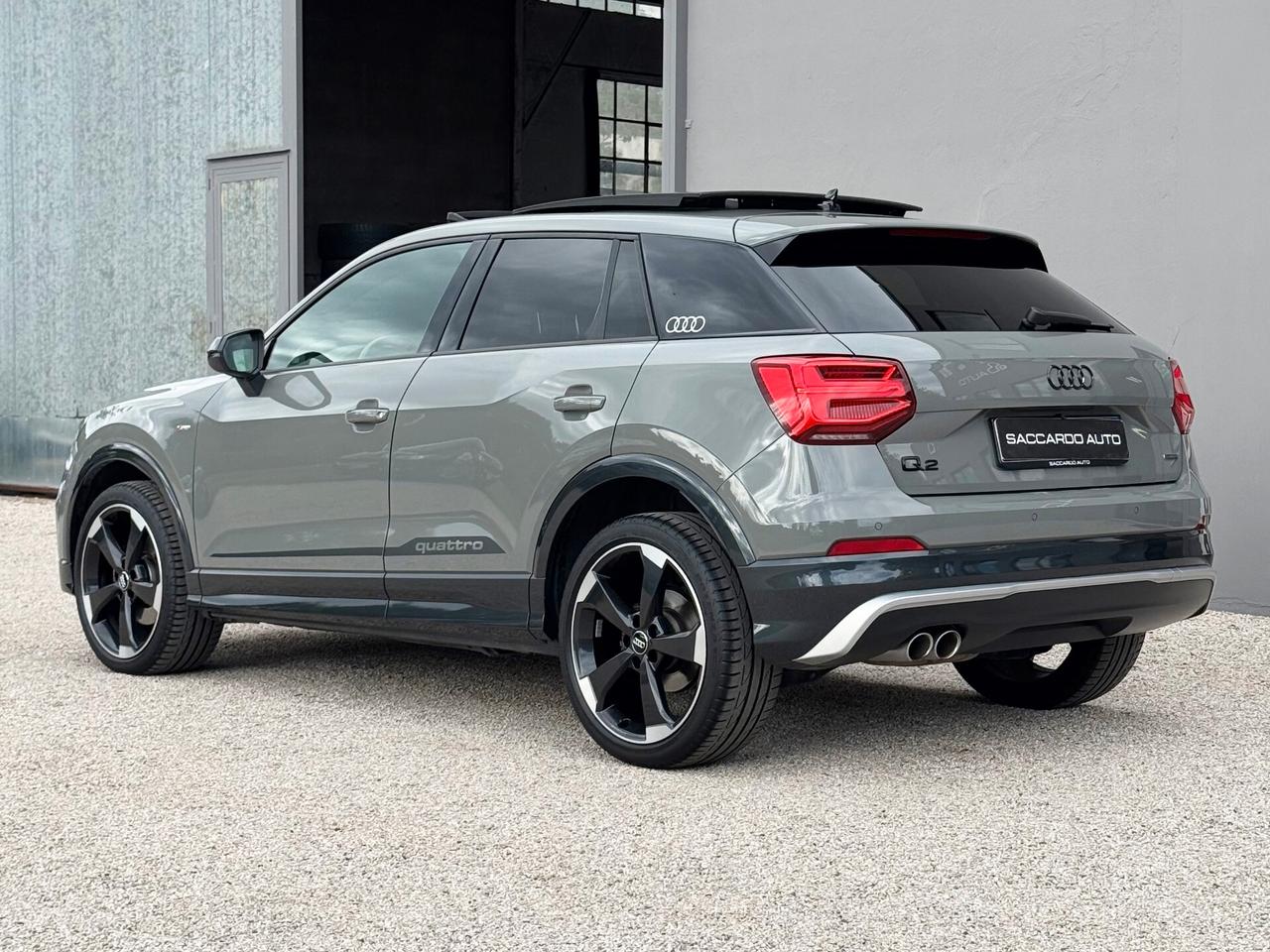 Audi Q2 2.0 TDI Identity Black S line Quattro 150cv | PREZZO REALE