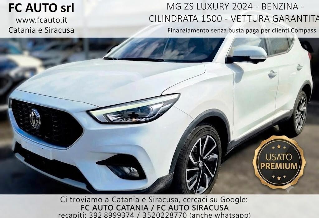 Mg ZS 1.5 VTi-tech Luxury 2024 PARI AL NUOVO