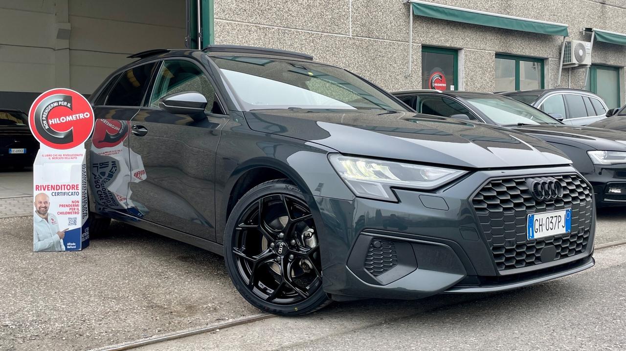 AUDI A3 35 2.0 ADVANCED TDI S-TRONIC 150CV - FULL LED, TETTO, LED