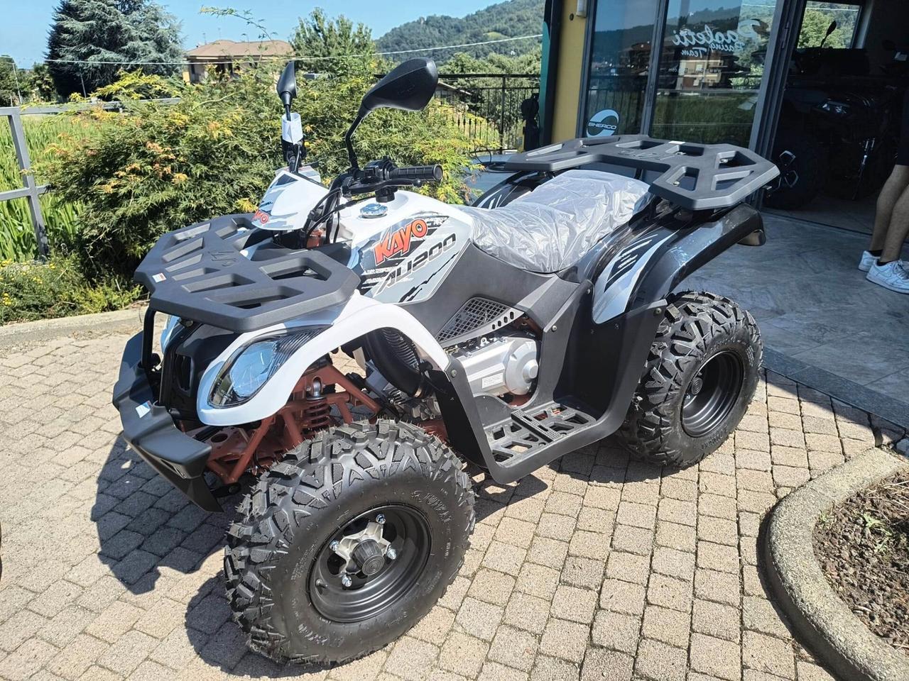 Quad kayo au 200 agricolo trattore targa gialla
