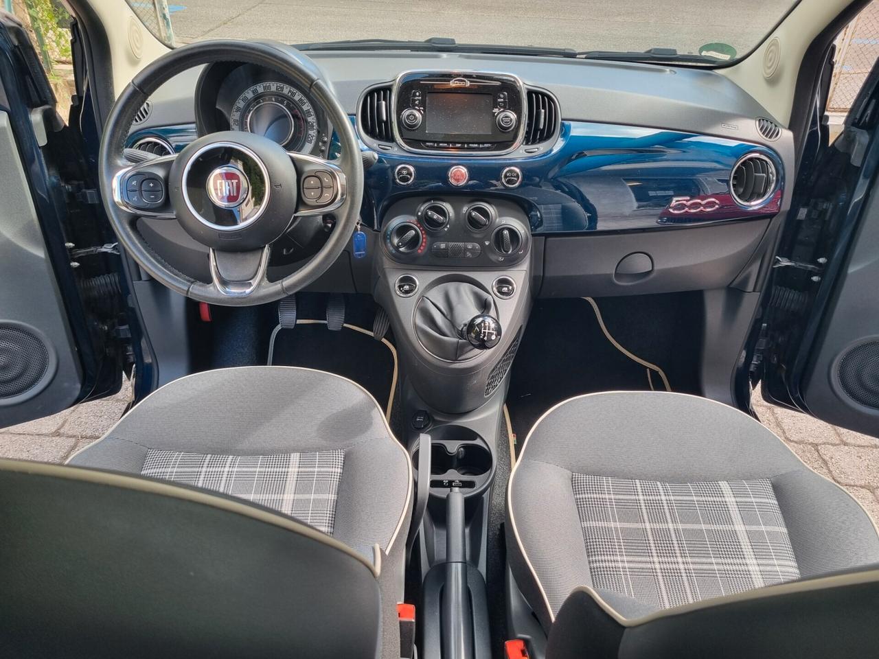 Fiat 500 1.2 Lounge anno 2016 km 62000 neopat