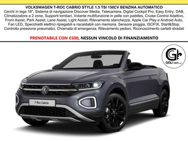 Volkswagen T-Roc Cabrio Style Camera C.18" Led PDC Navi Cruise