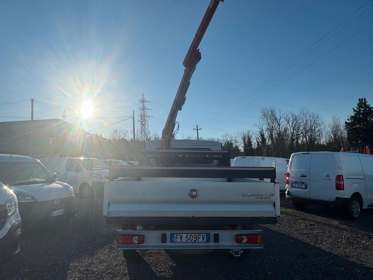 Fiat Ducato 2.3 130cv con GRU (capacità di presa 9995kg) 7POSTI