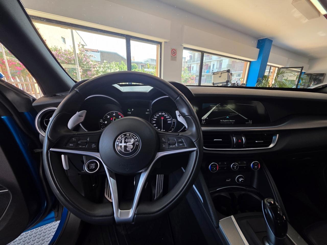 Alfa Romeo Stelvio 2.2 210cv Q4 blu misano 2018 FINANZIABILE