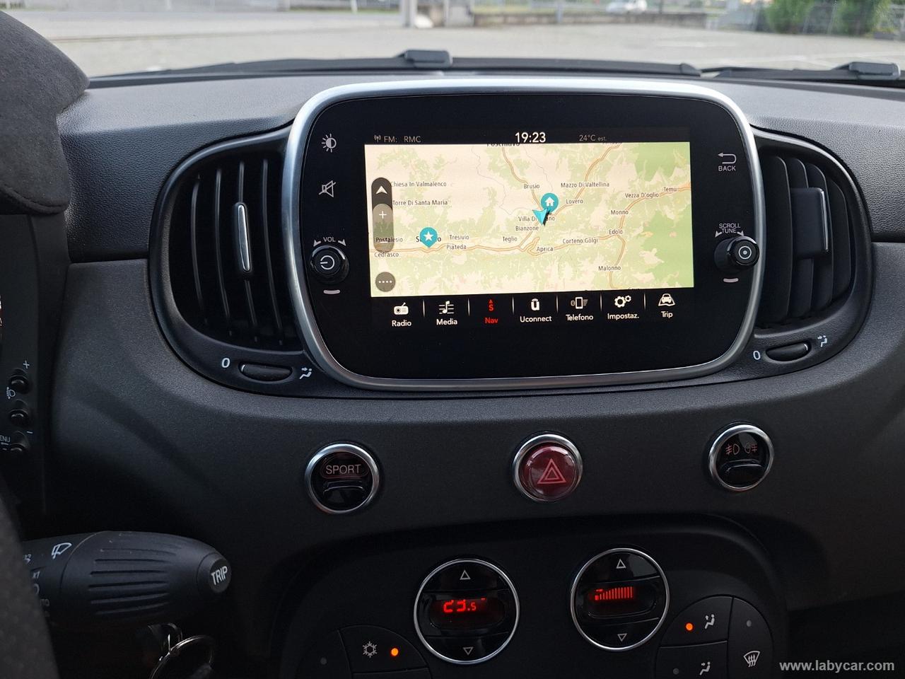 ABARTH 595 C GUSCIO SABELT 180 CV COMPETIZIONE CABRIO UNICOPROP.